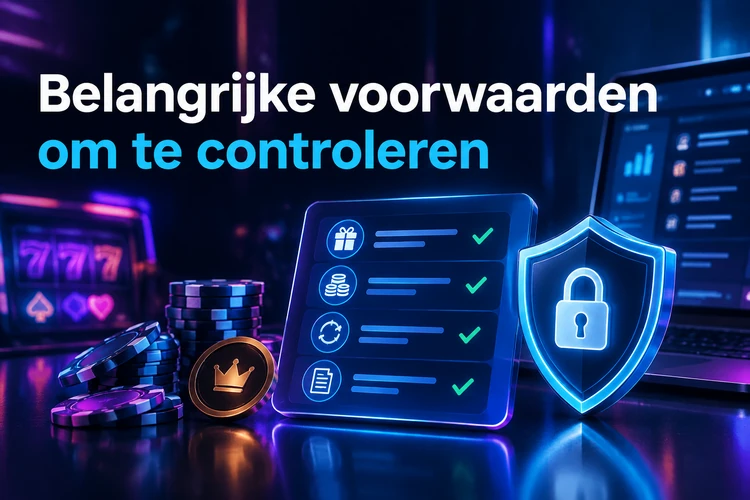 Belangrijke voorwaarden om te controleren