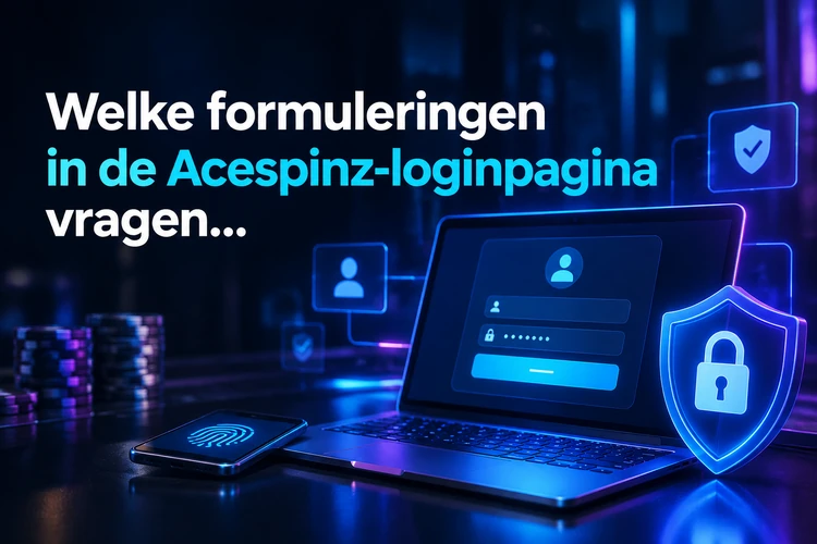 Welke formuleringen in de Acespinz-loginpagina vragen extra aandacht