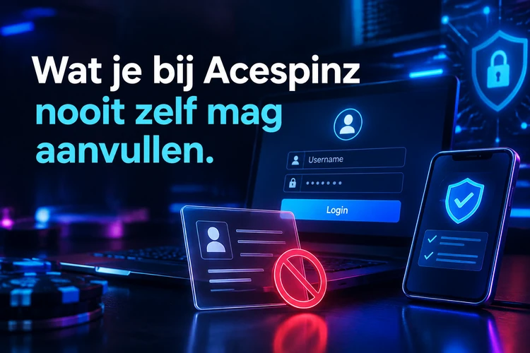 Wat je bij Acespinz nooit zelf mag aanvullen