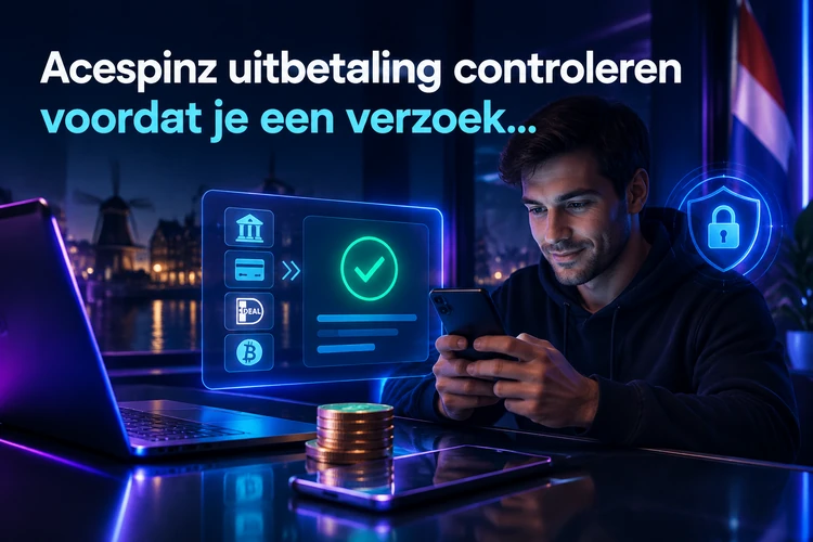 Acespinz uitbetaling controleren voordat je een verzoek indient
